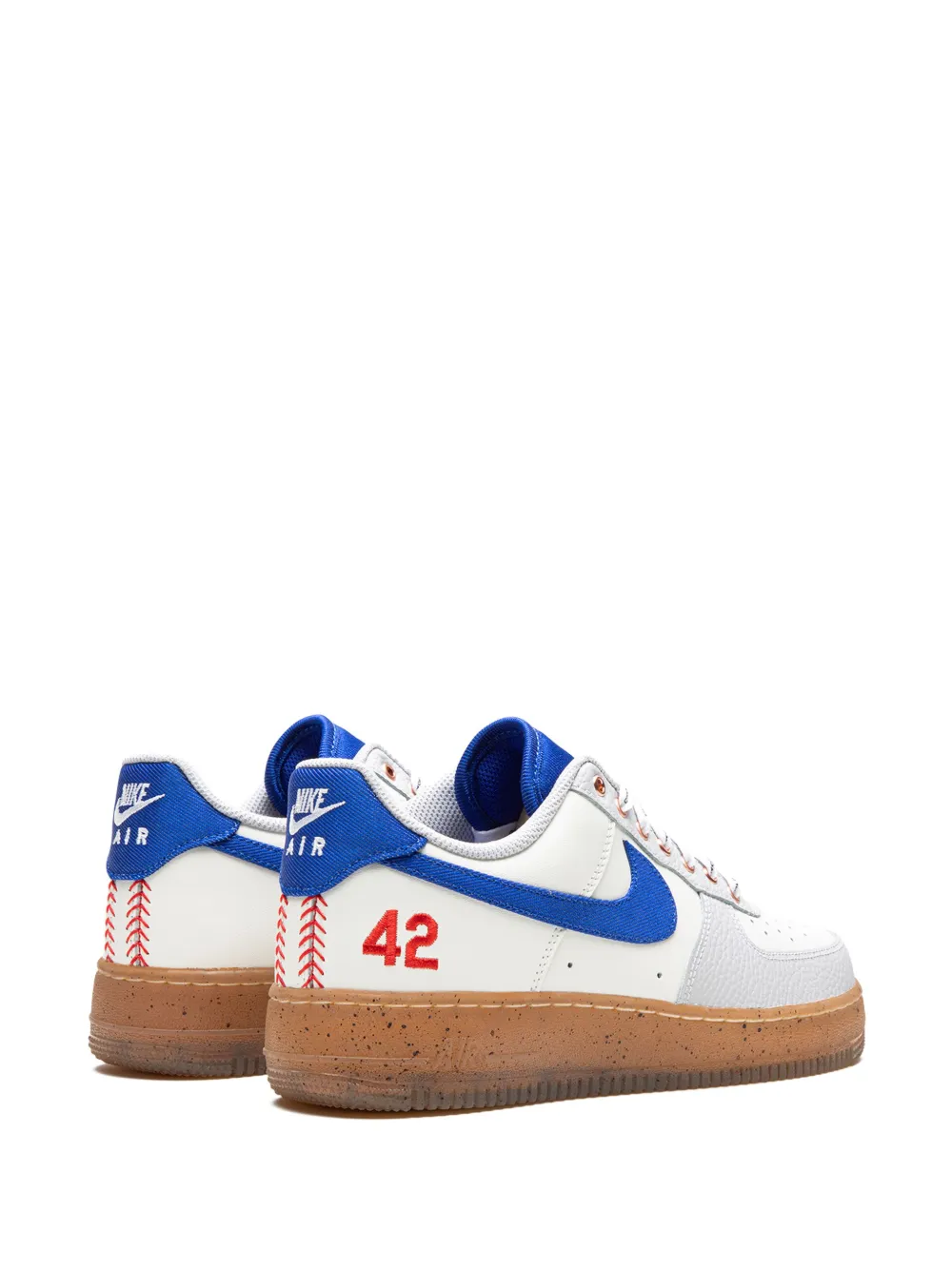 Кроссовки Air Force 1 Low Jackie Robinson Nike, белый — фото 3