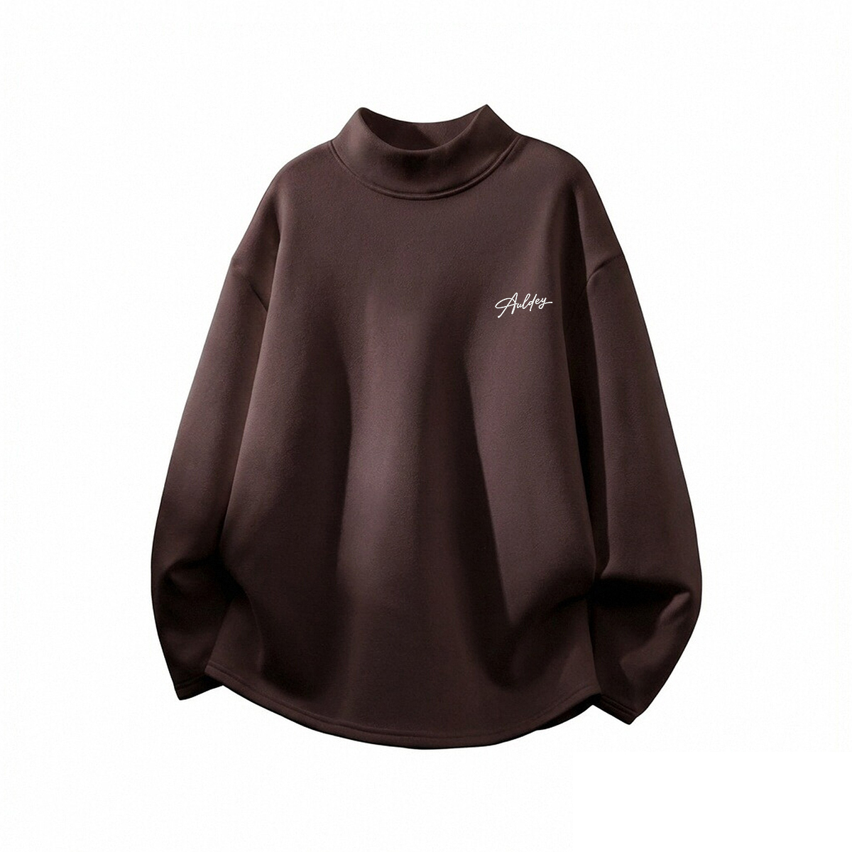 

Свитшот Unisex Half Turtleneck Moderate Heavyweight AULDEY, темно-коричневый