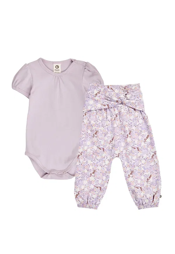 Детский боди XT Body Müsli By Green Cotton, цвет блум-тофу-пекан