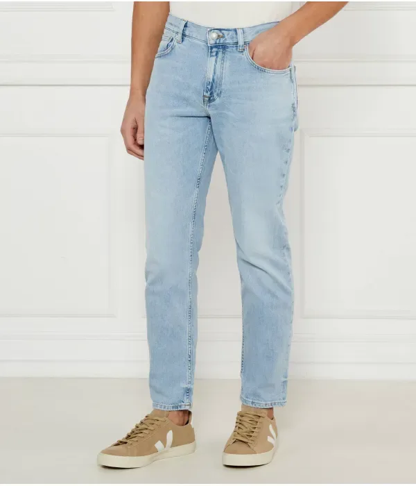 Джинсы Дентон straight fit Tommy Hilfiger, небесно-голубой