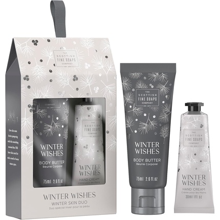 

Winter Wishes Skin Duo — масло для тела и крем для рук Scottish Fine Soaps
