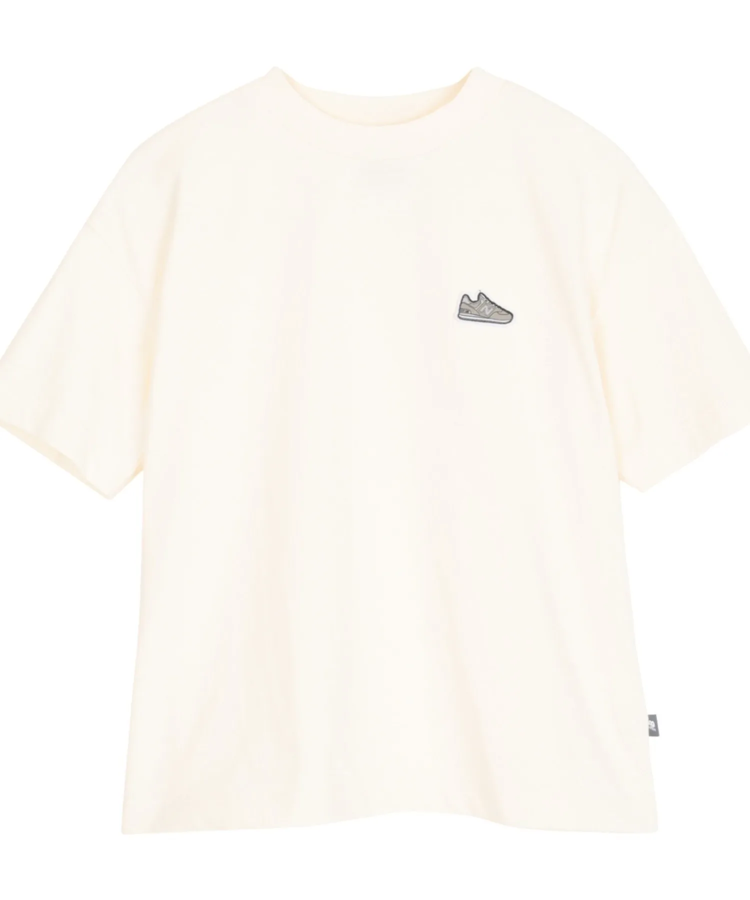Детская футболка с нашивкой New Balance NBDry белая