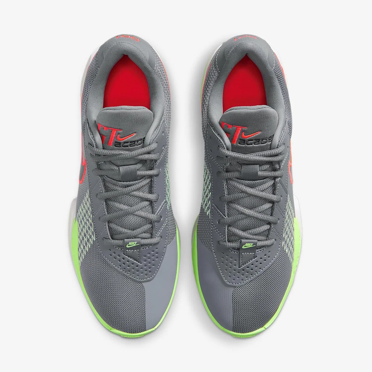 Мужские баскетбольные кроссовки NIKE Air Zoom GT Cut Academy, Smoke Grey Dk Smoke Grey Barel — фото 4