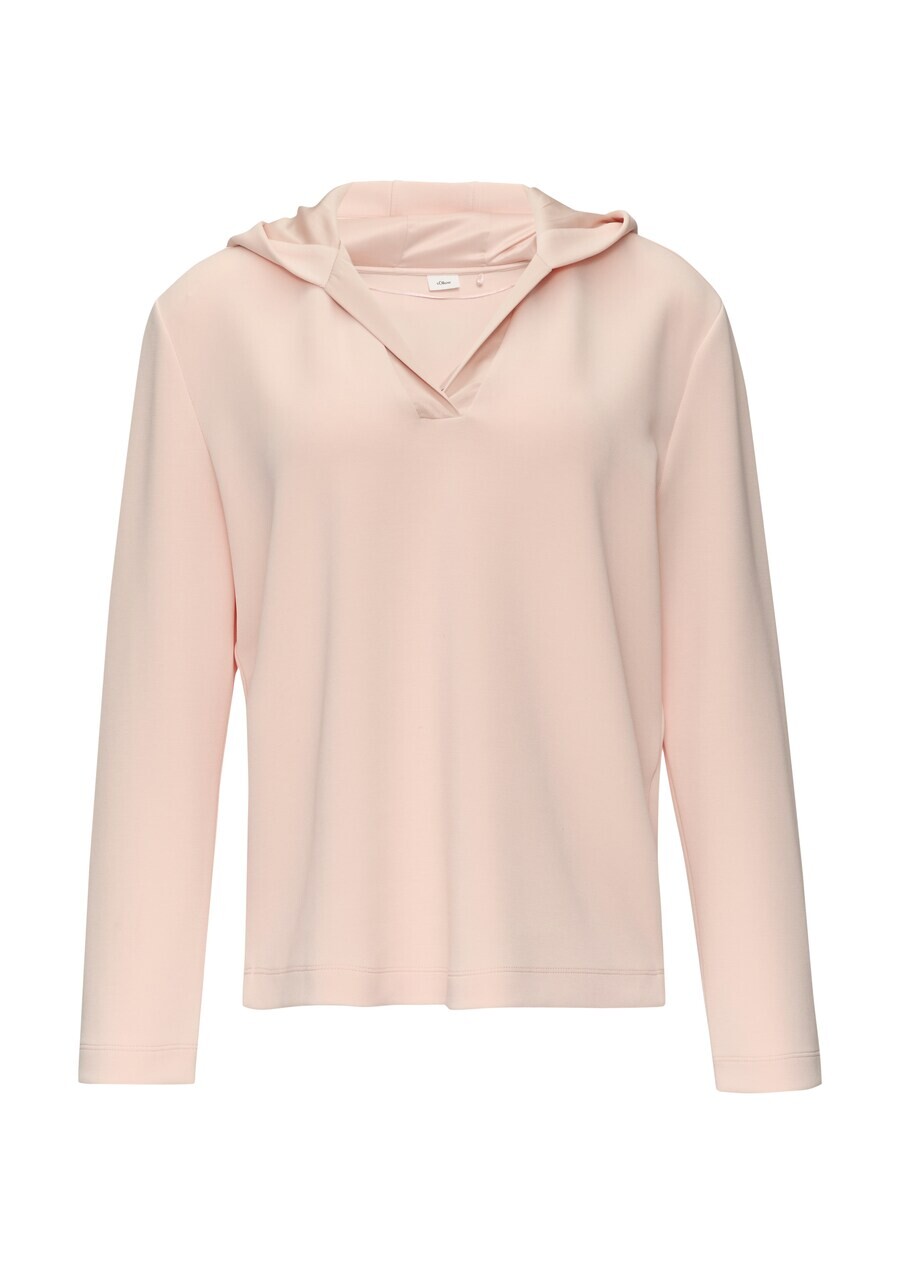

Лонгслив s.Oliver BLACK LABEL Shirt, розовый