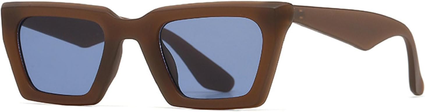 

Солнцезащитные очки Melrose Sexy Cat Eye Y2K Punk для женщин, люксовый бренд, маленькая оправа, винтажные очки-щитки для женщин, защита от ультрафиолета UV400, артикул 86632, Tea Blue