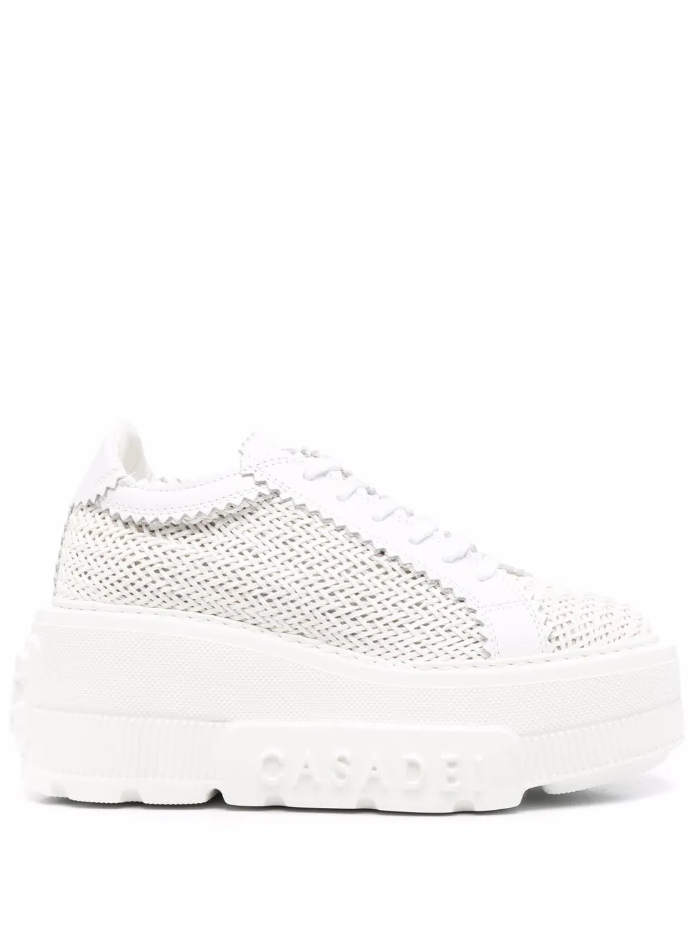 Кеды на платформе Casadei, белый