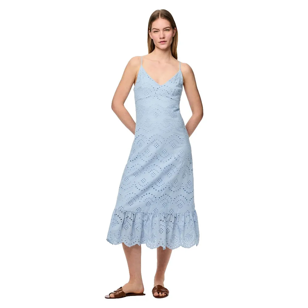 

Платье Pieces Vilde sleeveless long, синий