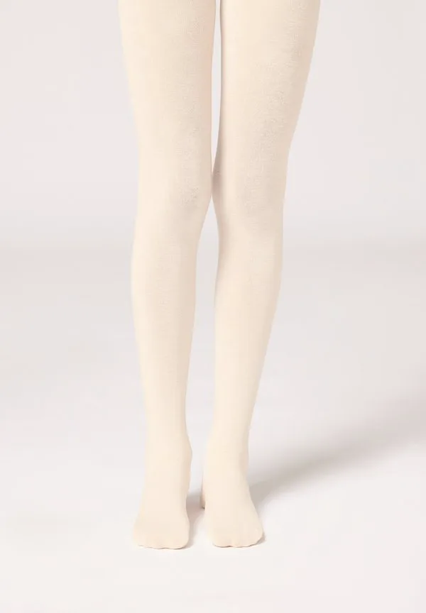 Суперплотные колготки Calzedonia, White