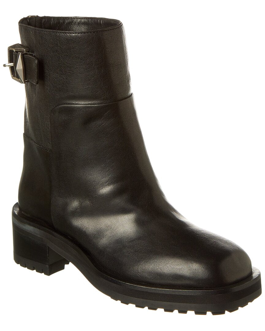 Кожаные ботинки Jimmy Choo Brooklyn, черный