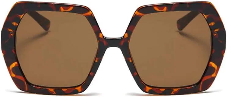 

Солнцезащитные очки Freckles Mark в форме шестиугольника, ретро-стиль, модные солнцезащитные очки 60-х годов, большие классические очки, Tortoise Shell Brown