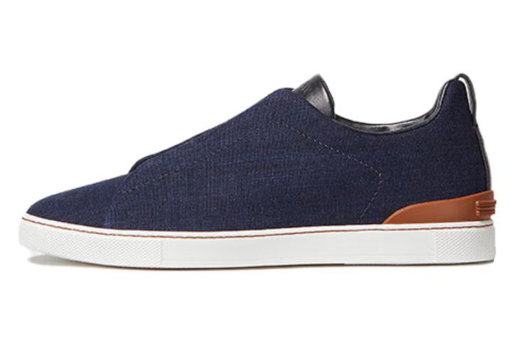

Джинсовые кроссовки Zegna Triple Stitch Ermenegildo Zegna, Blue