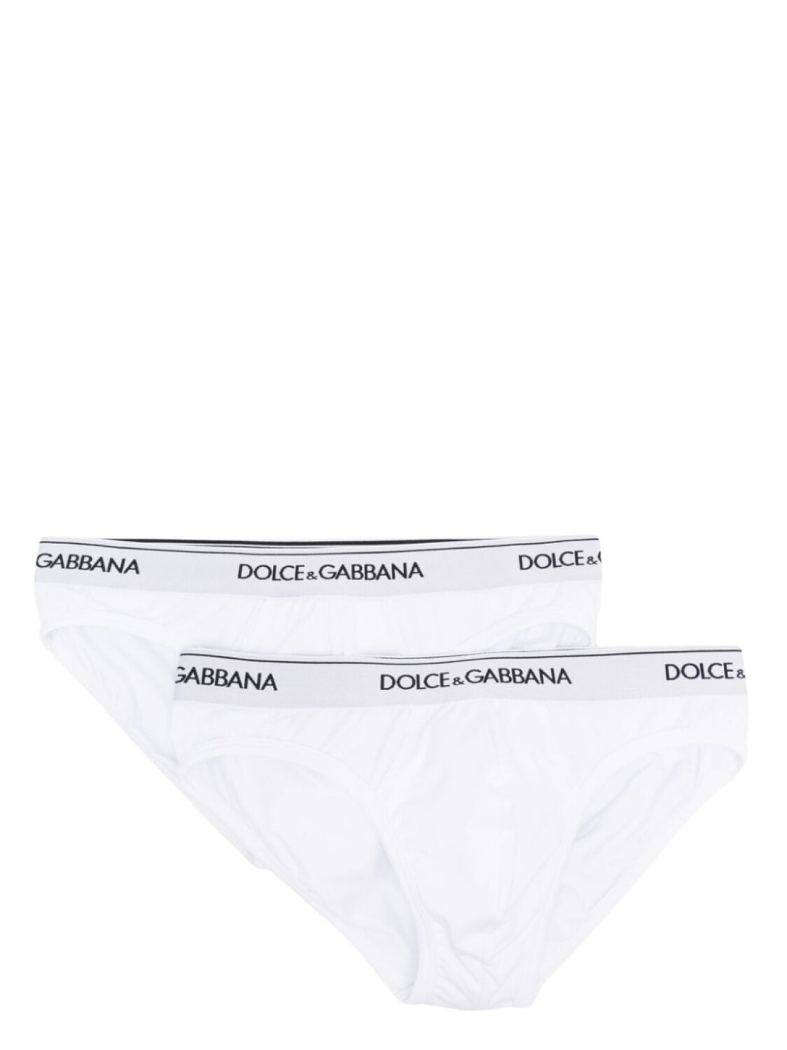 

Dolce & Gabbana трусы-брифы с логотипом, белый