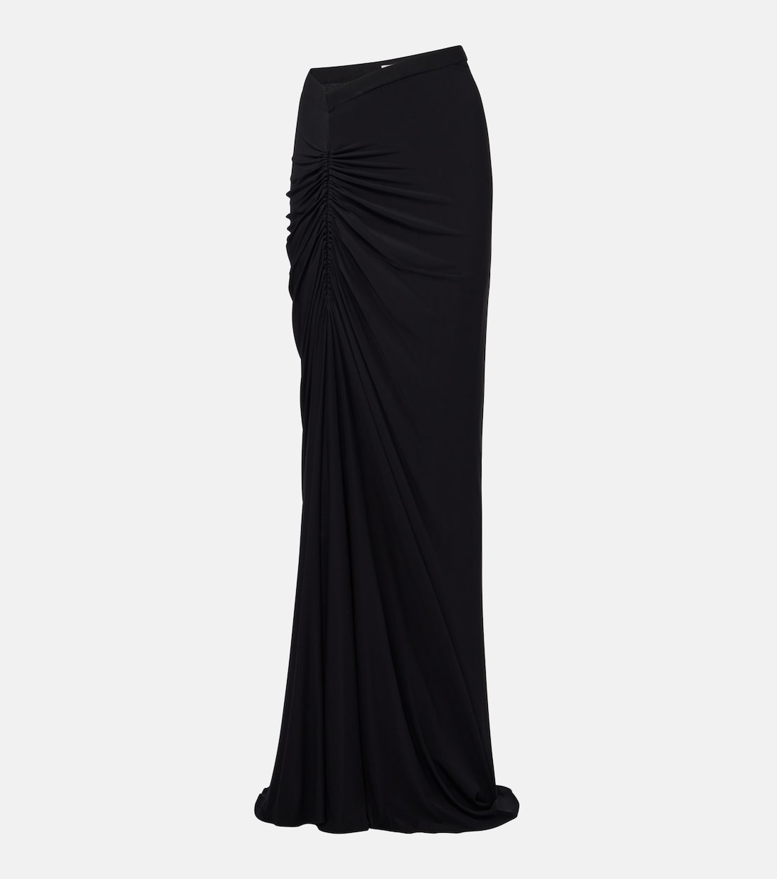 

Юбка макси из собранного джерси Alaïa, Noir Alaia