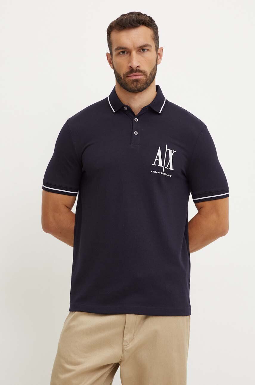 

Поло Armani Exchange, темно-синий