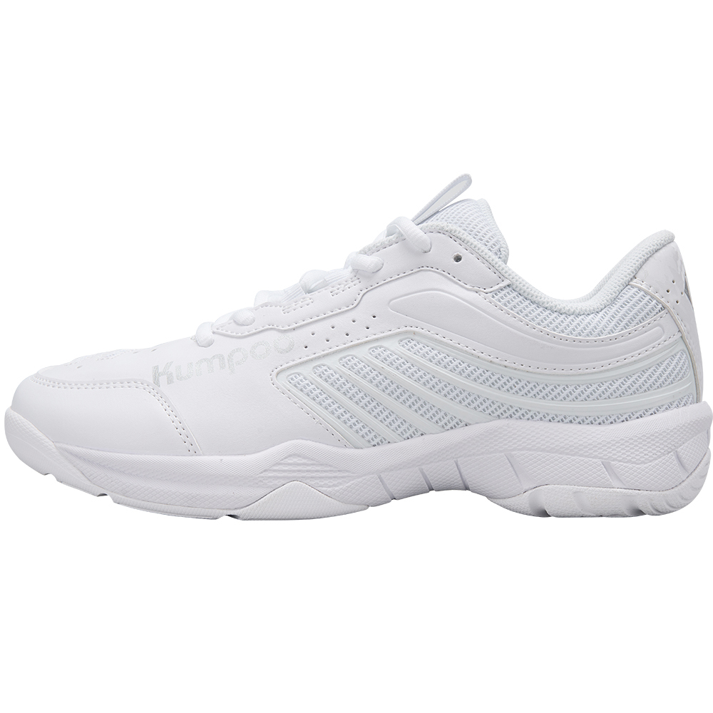 

KUMPOO Амортизирующие нескользящие дышащие с поддержкой кроссовки для бадминтона Low top Unisex White