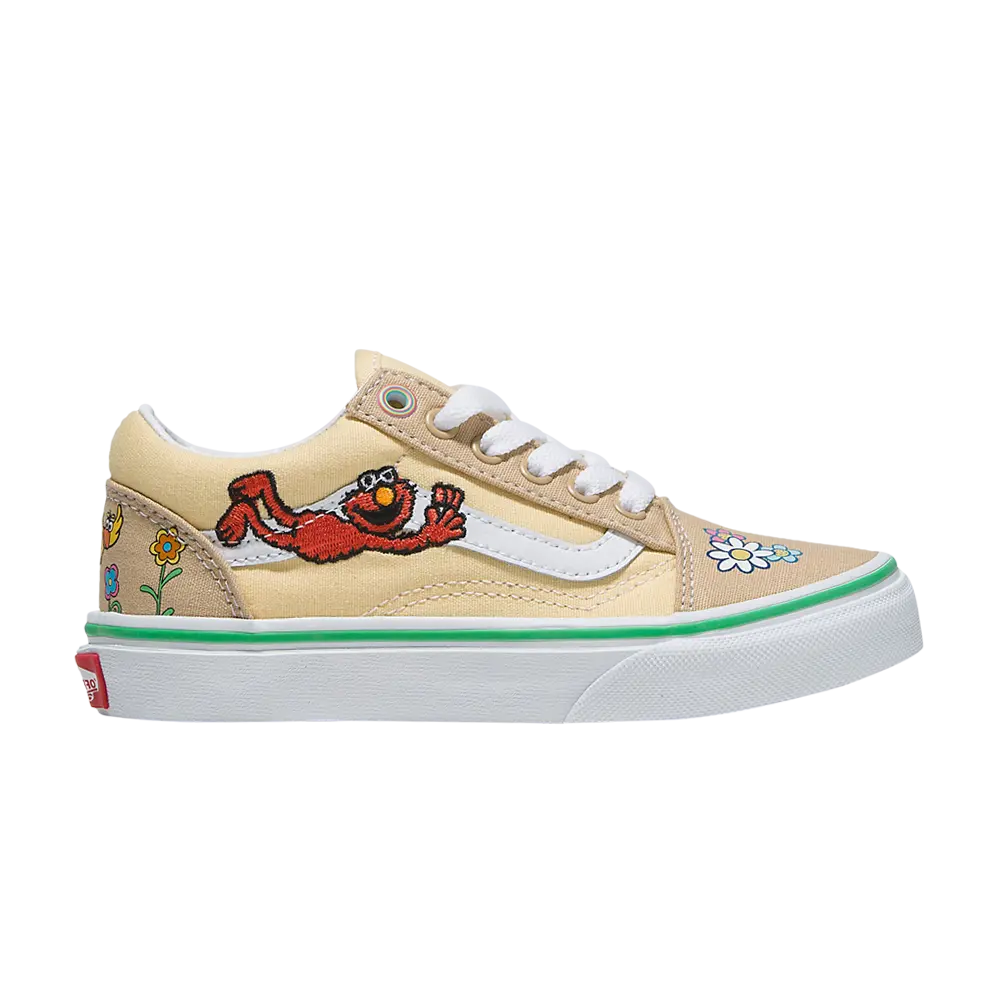 Ботинки Sesame Street x Old Skool Kids Vans, кремовый