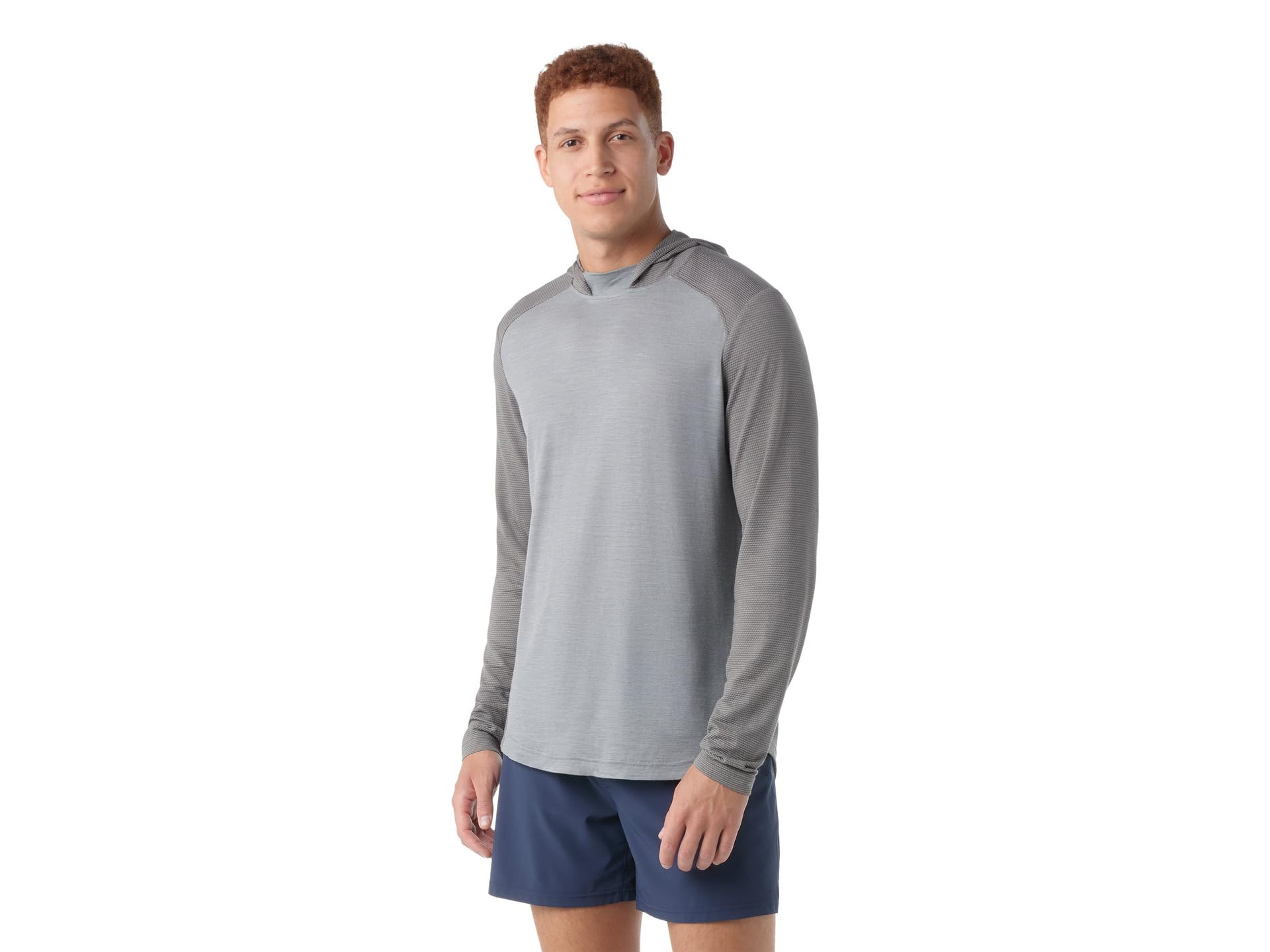 

Худи Smartwool Active Mesh Hoodie, цвет Light Gray Heather