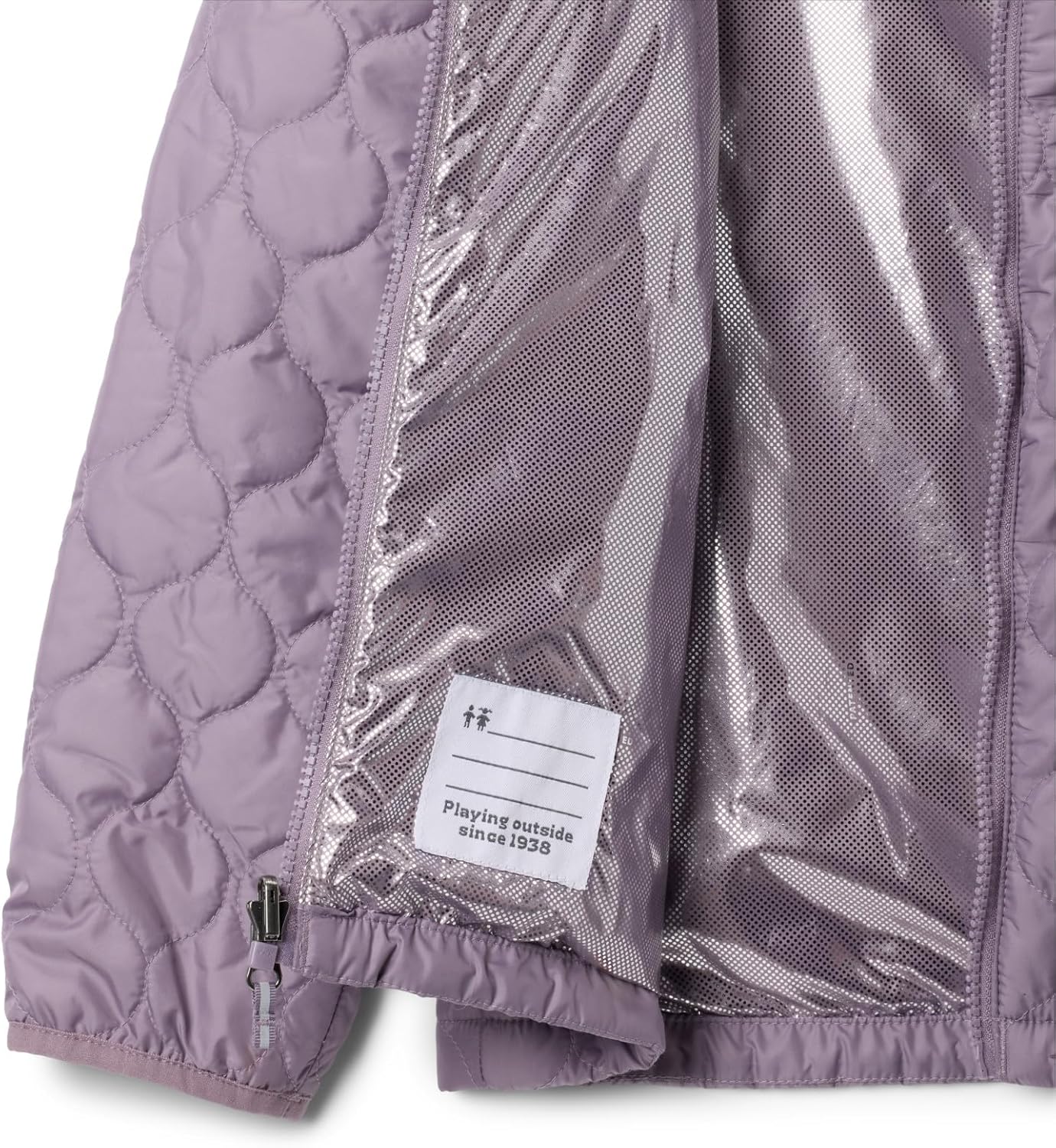 Куртка Columbia Girls Whirlibird III Interchange, Zing Snowflight/Shale Purple — фото 4