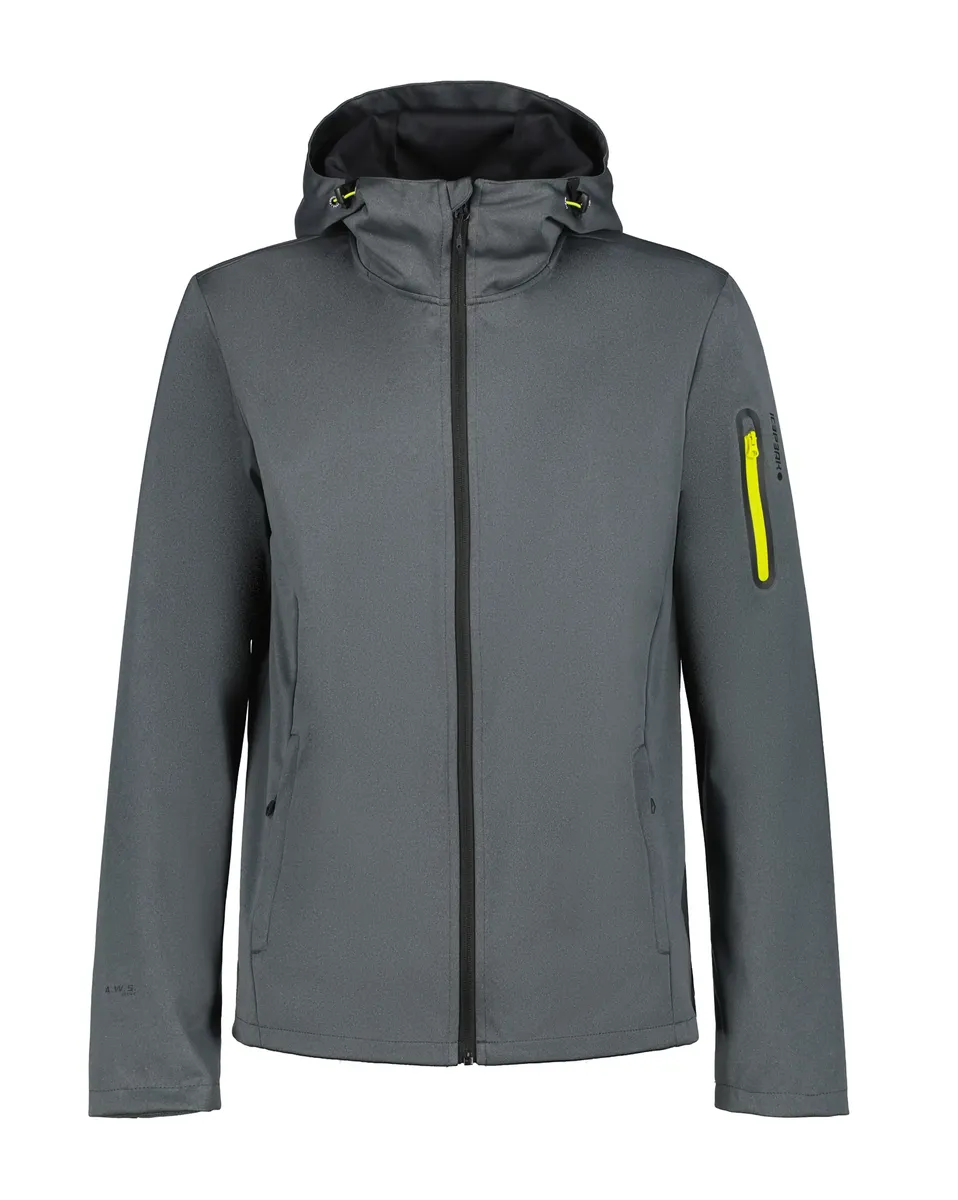 

Куртка софтшелл Icepeak "H SOFTSHELL JACKE BRINSMADE" (1 шт.), с капюшоном, цвет Lead-Grey