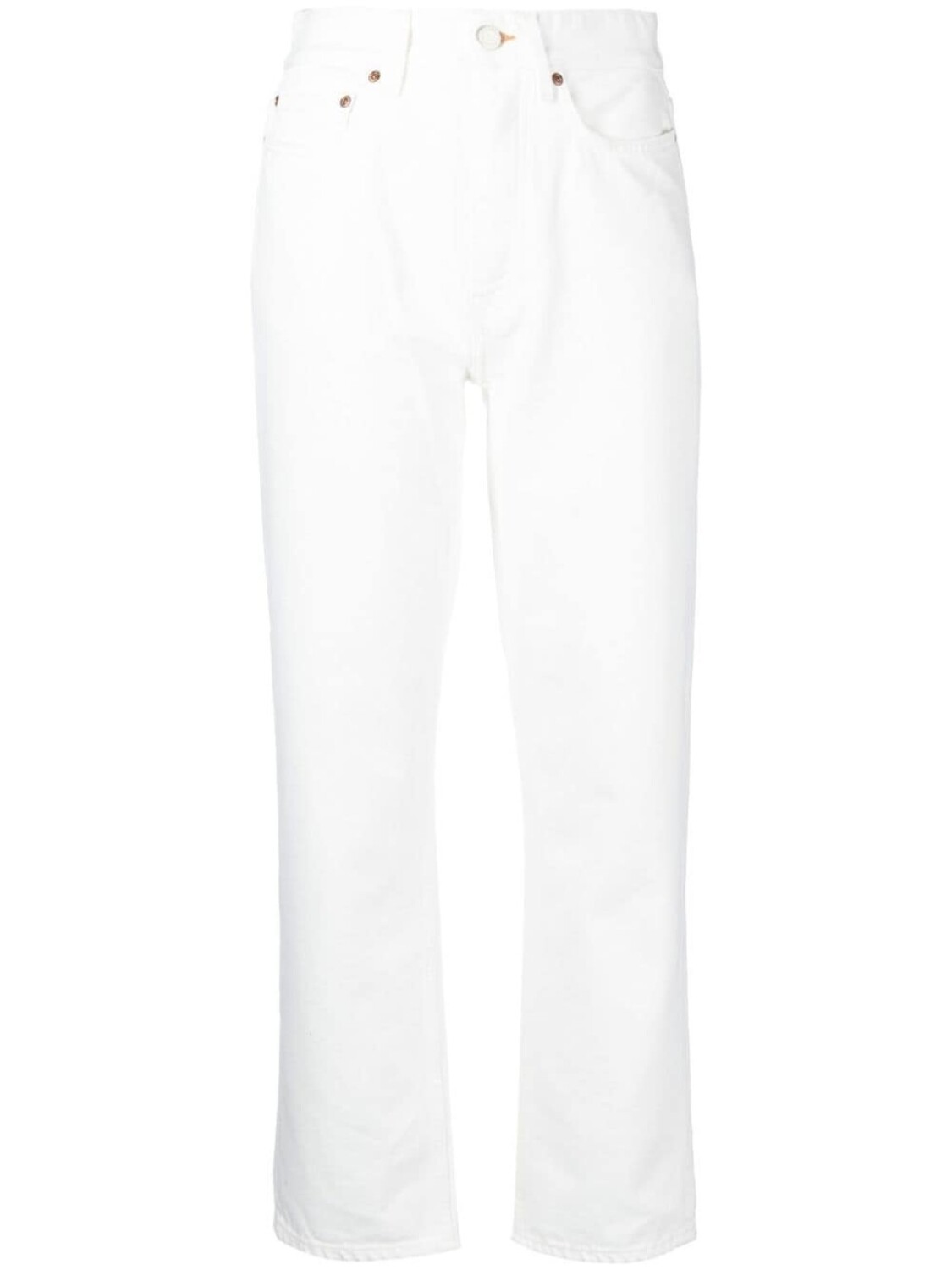 

Won Hundred укороченные джинсы прямого кроя, белый