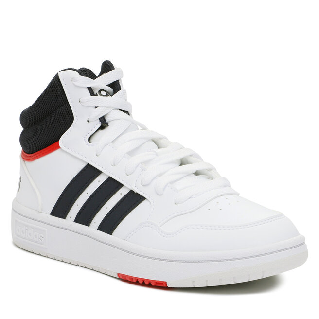 

Кроссовки adidas HoopsMid, белый, Белый;серый, Кроссовки adidas HoopsMid, белый