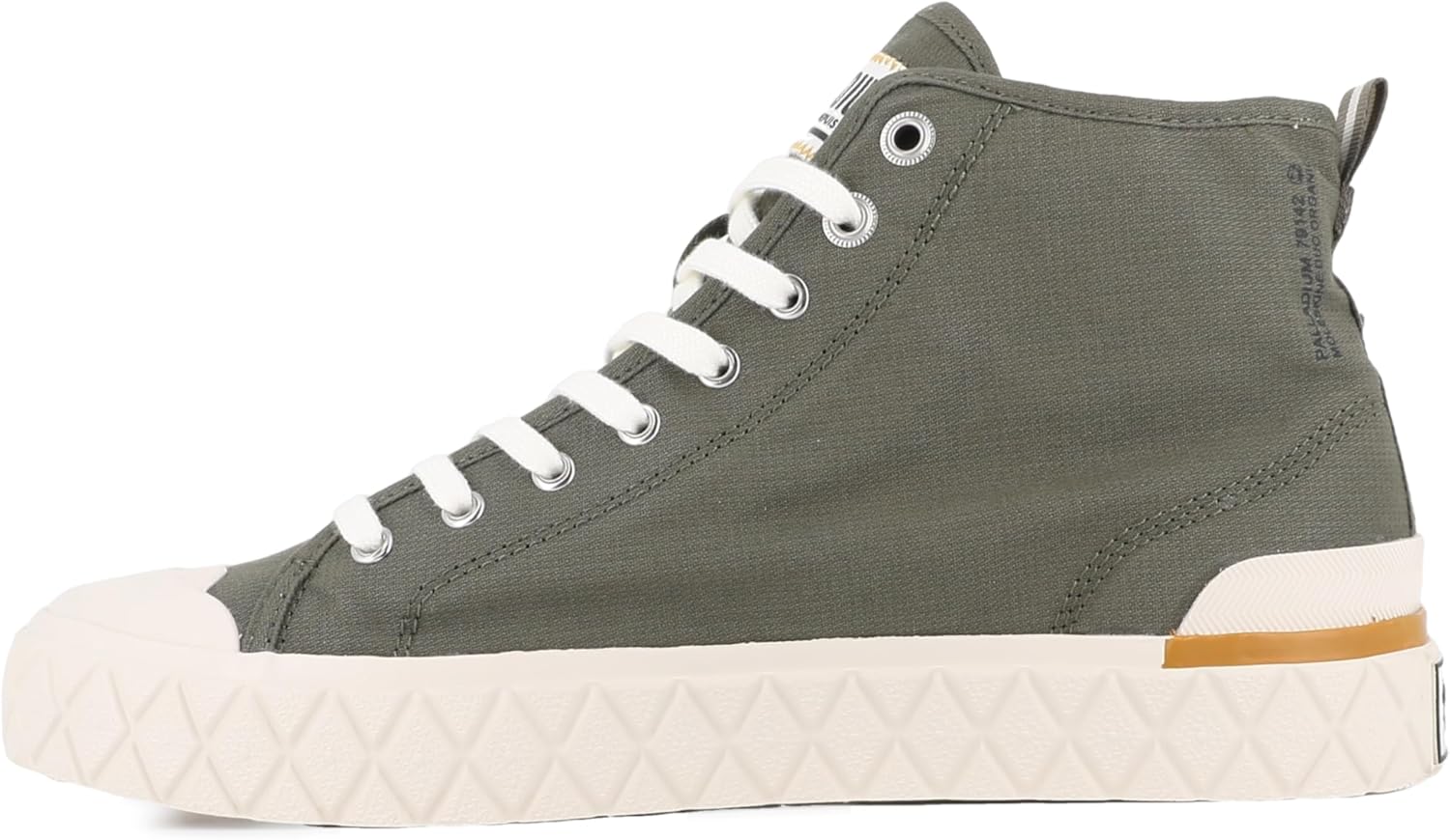 Кроссовки Palladium Unisex Palla Ace Mid из органического канваса на шнуровке, зеленый — фото 4