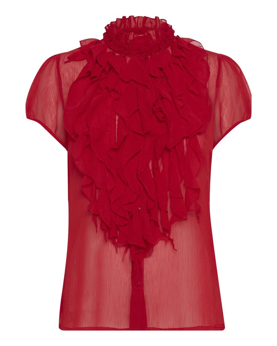 

Блузка с коротким рукавом SAINT TROPEZ Blouse Lilja, красный