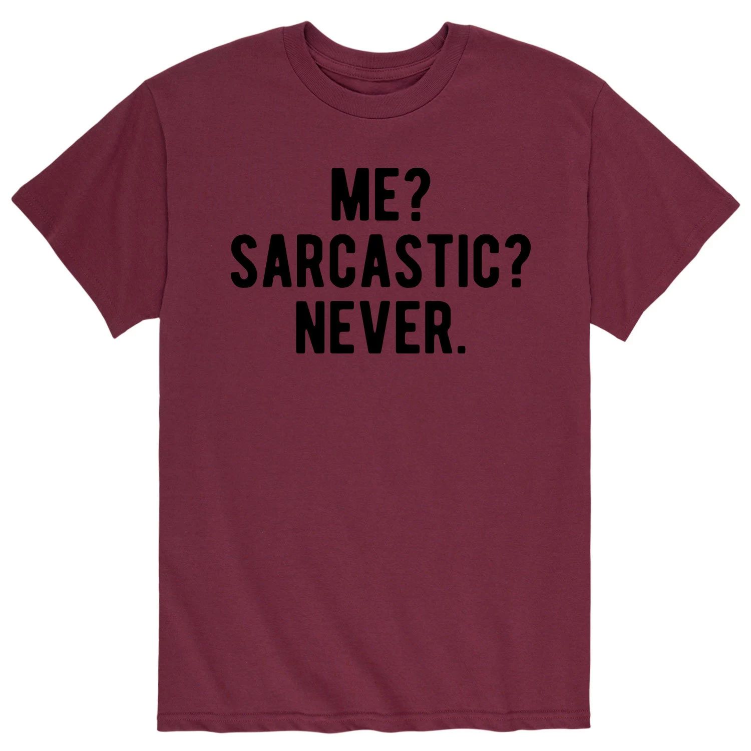 

Мужская футболка Sarcastic Never Licensed Character