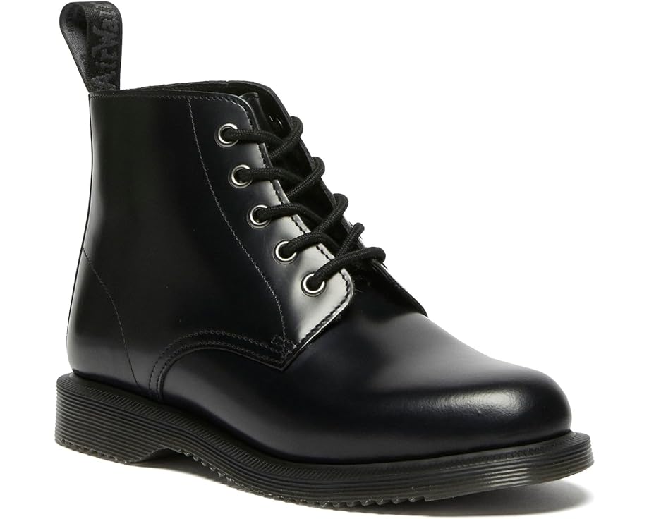 

Ботинки Dr. Martens Emmeline Leather Lace-Up Boots, черный