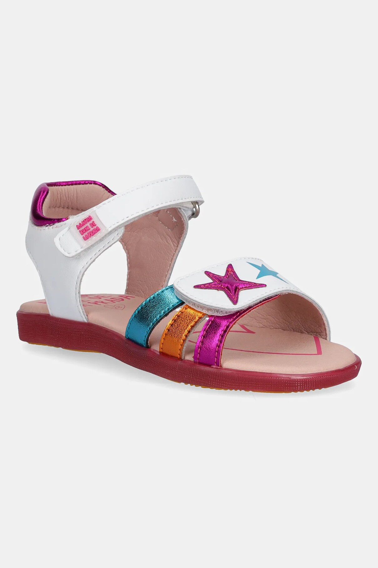 

Детские кожаные сандалии Agatha Ruiz de la Prada, белый