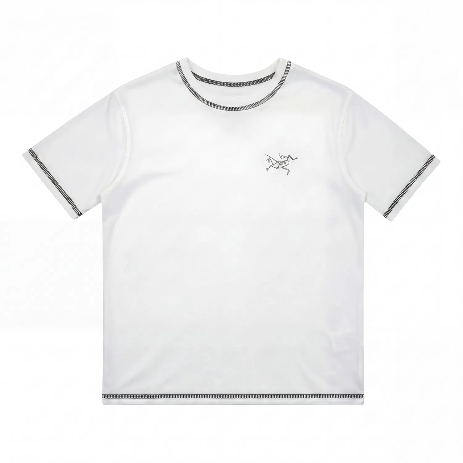 Футболка с круглым вырезом Arcteryx Ivory White/White Light