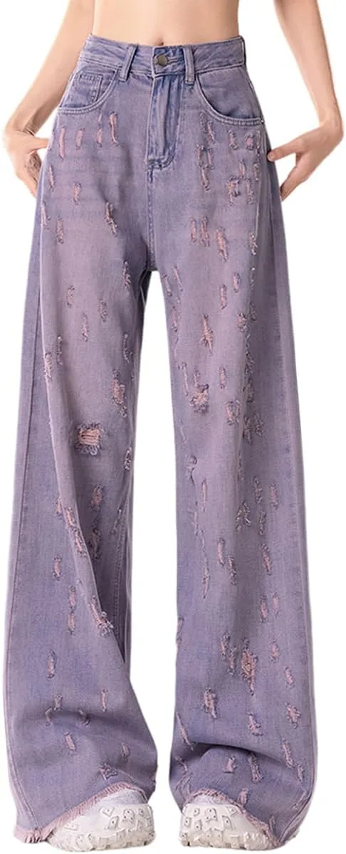 

Винтажные женские джинсы с высокой талией и прямыми штанинами kakarin choyx