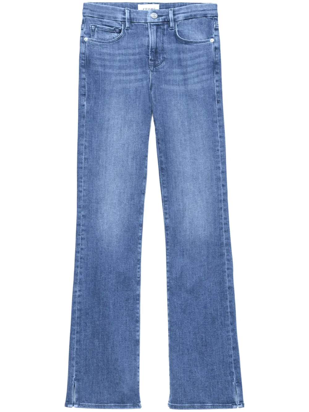 

Джинсы bootcut Le Mini средней посадки FRAME, синий