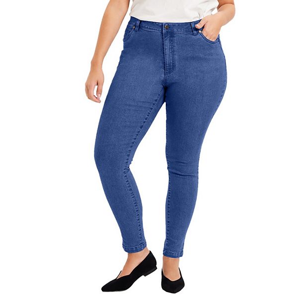 

Джинсы June + vie Curvie Fit для женщин plus size June & Vie, Medium Blue