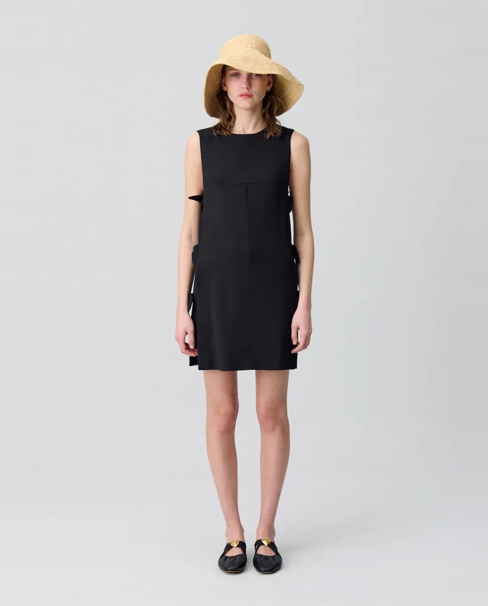 

Короткое платье с бантами Claudie Pierlot, черный