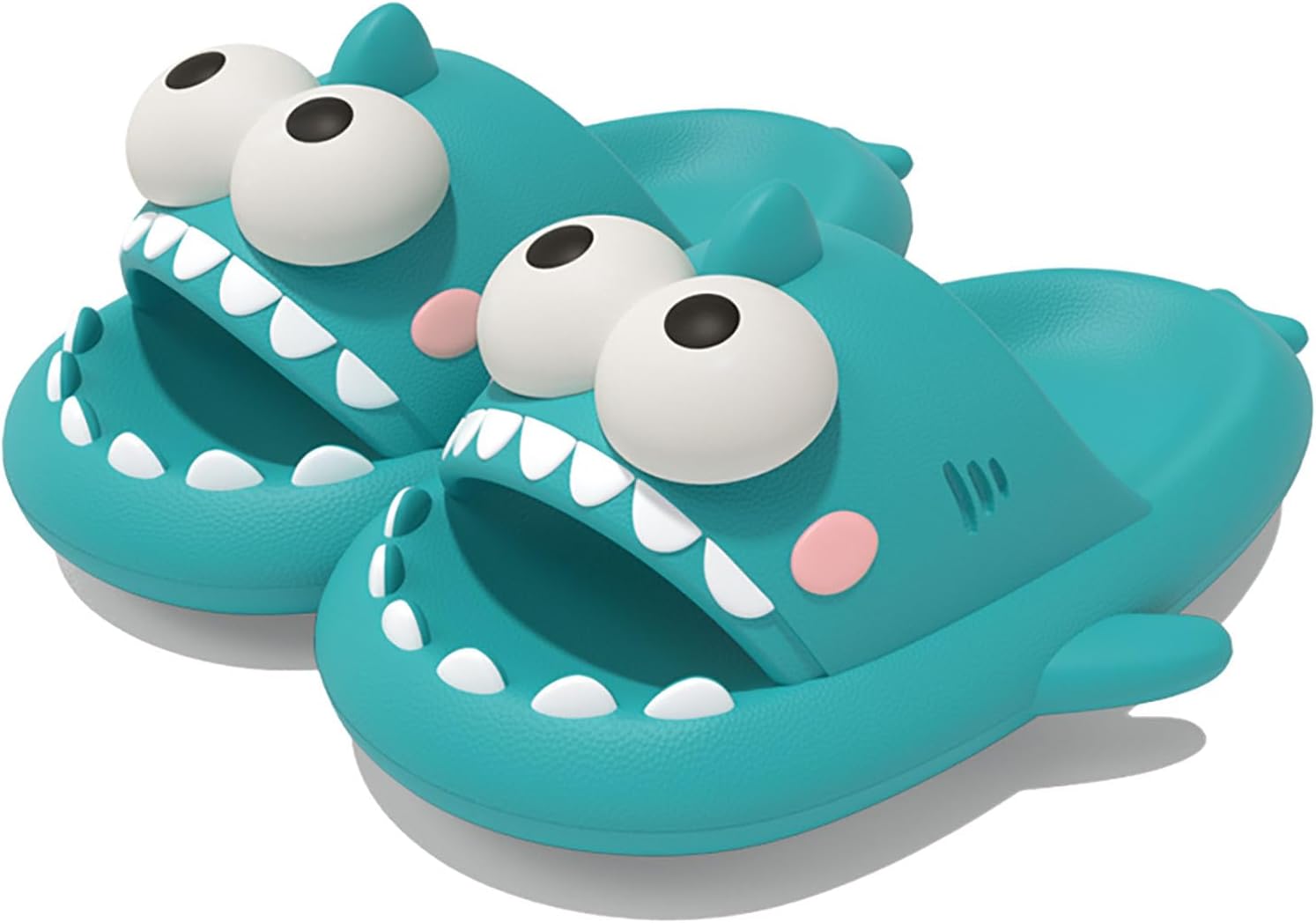 

Тапочки с большой акулой, оригинальные милые и забавные 3D тапочки с большой акулой, для мужчин и женщин, для дома и улицы Generic, зеленый