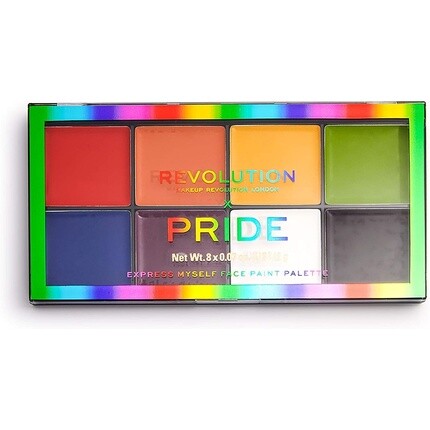 

Палетка красок для лица Revolution Pride Express Myself 8 x 2G, Makeup Revolution