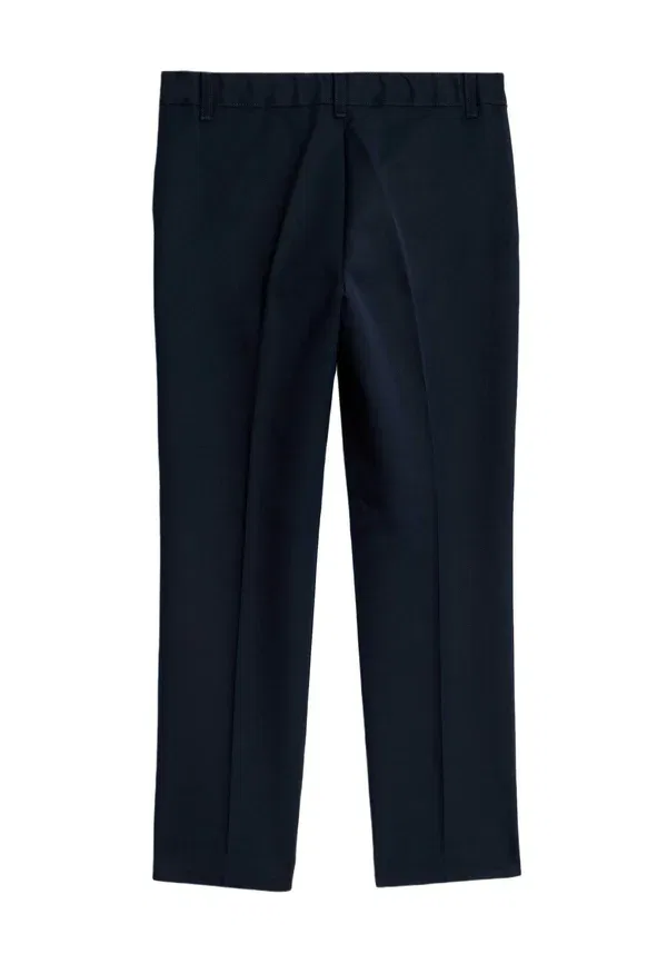 Брюки зауженные 2Pk slim adj trousers Marks & Spencer, темно-синий — фото 2