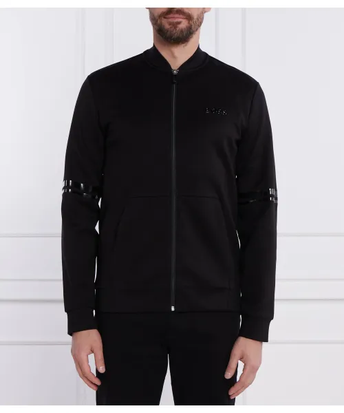 

Зеркальная толстовка Samoo Regular fit Boss Green, черный