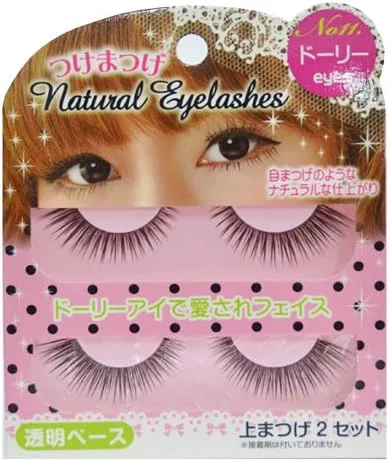 Накладные ресницы Natural Eyelashes Dolly Eyes, черные