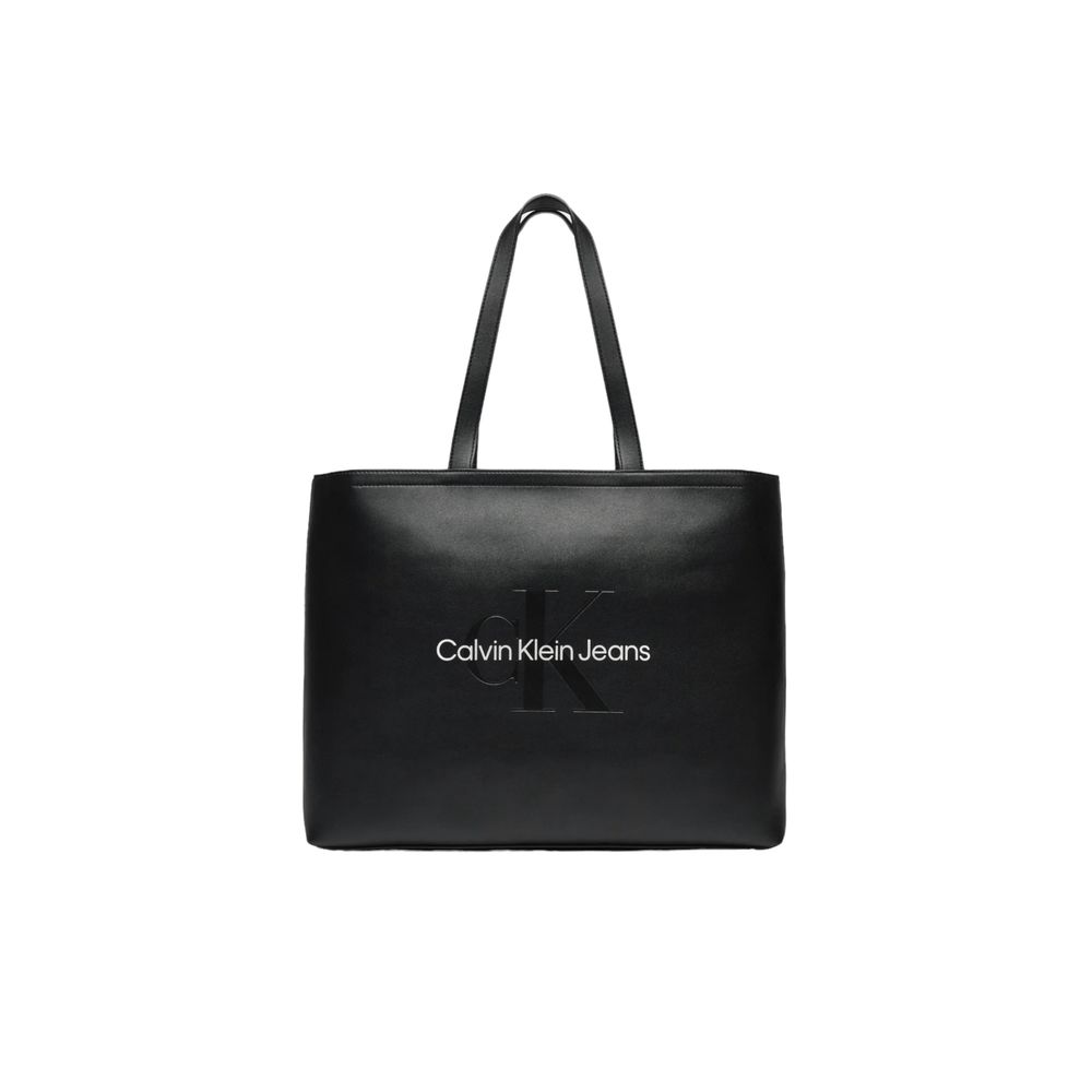 

Сумка из полиэтилена черного и белого цвета Calvin Klein Jeans