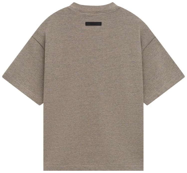 Футболка Fear of God Essentials Kids Jersey Crewneck Tee 'Heather Grey', серый — фото 2