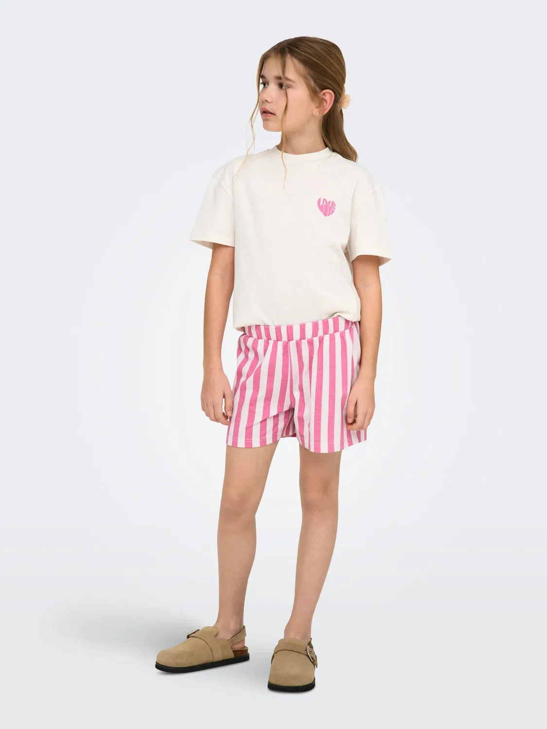Ночная рубашка с шортами, KIDS ONLY, кашемир роза — фото 4