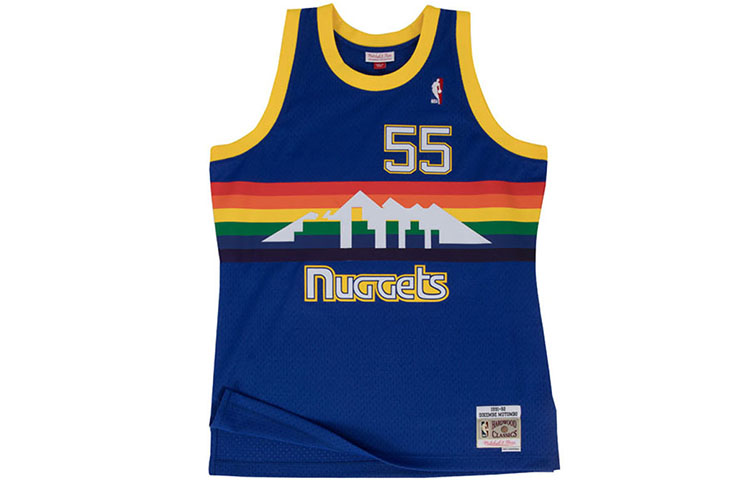 

Джерси denver nuggets дорожная 1991 92 dikembe mutombo swingman Mitchell Ness