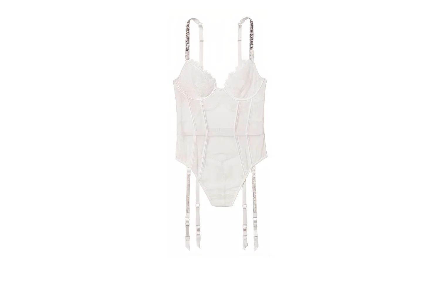 Victoria's Secret Комбинезон женский сплошного цвета coconut white
