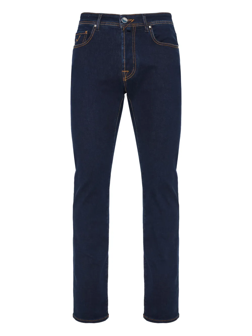 

Джинсы с оранжевой строчкой JACOB COHEN, синий