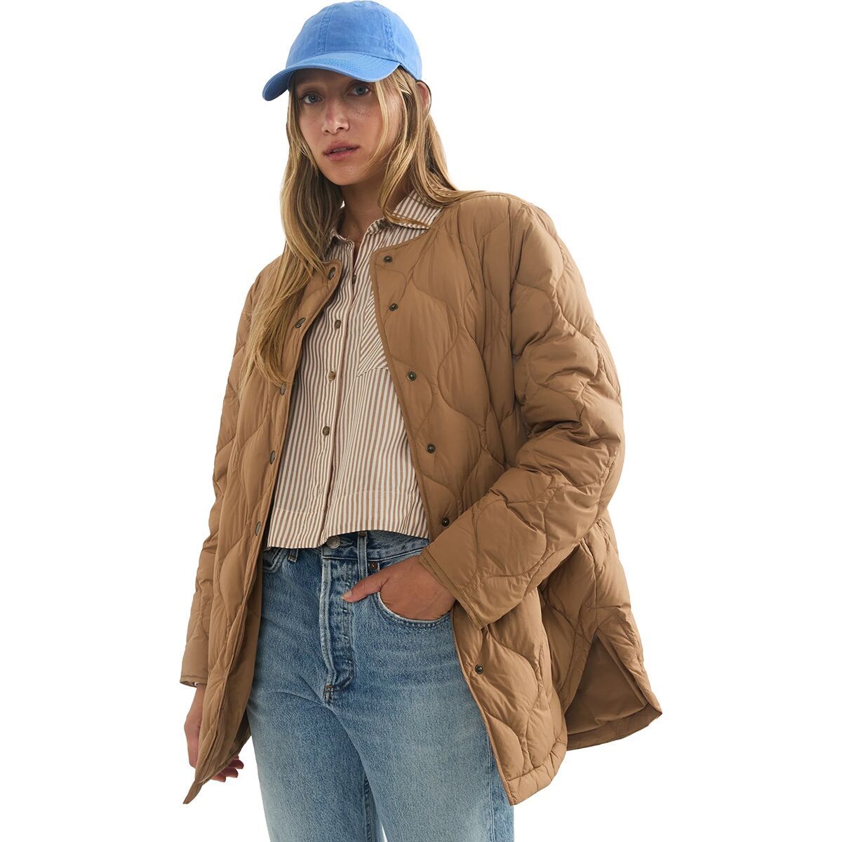 

Квилтовая куртка Calista Marine Layer, коричневый
