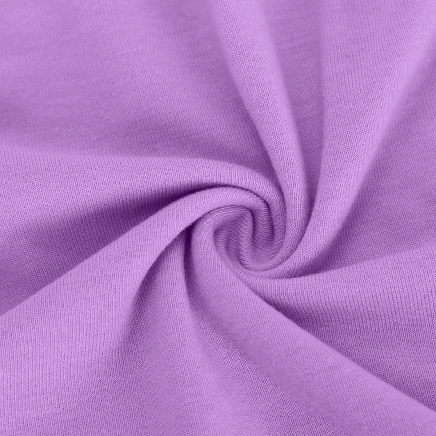 Футболка с круглым вырезом и кружевными рукавами, женская, оверсайз, Purple — фото 4