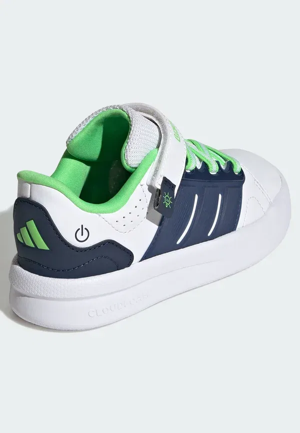 Кроссовки детские Adidas Sportswear Lightorama, бело-сине-зеленые — фото 4