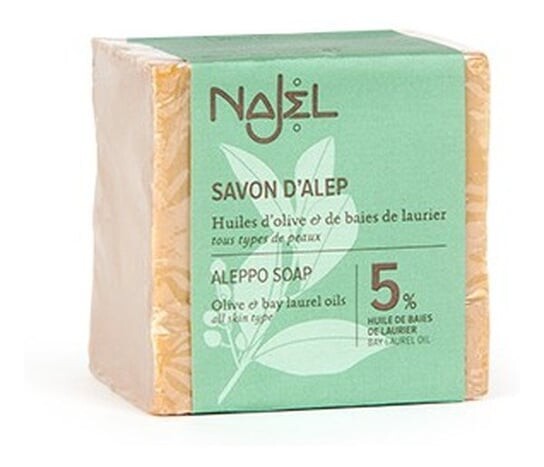 

Нажель, Алеппо, оливково-лавровое мыло 5%, 200 г, Najel